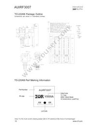 AUIRF3007 Datasheet Page 10