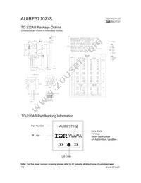 AUIRF3710Z Datasheet Page 10