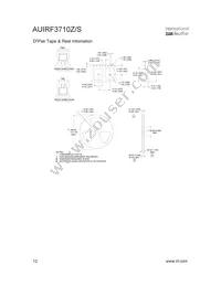 AUIRF3710Z Datasheet Page 12