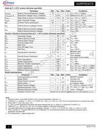 AUIRFR2307Z Datasheet Page 2