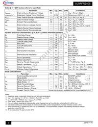 AUIRFR2405 Datasheet Page 2