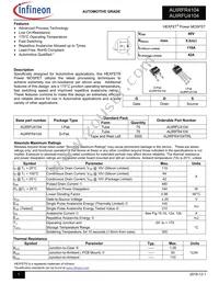 AUIRFU4104 Datasheet Cover