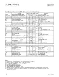 AUIRFZ46NL Datasheet Page 2