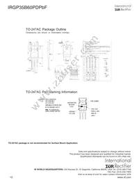 AUIRGP35B60PD Datasheet Page 10