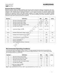 AUIRS2004S Datasheet Page 5
