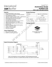 AUIRS2112S Datasheet Cover