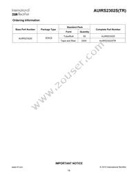 AUIRS2302S Datasheet Page 18