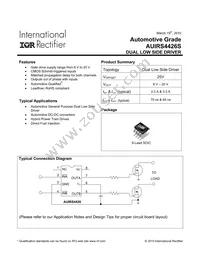 AUIRS4426S Datasheet Cover