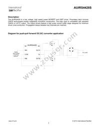 AUIRS4428S Datasheet Page 3