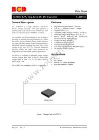 AUR9718AGD Datasheet Cover