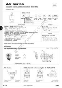 AV02820KMZQ/UL Datasheet Page 6