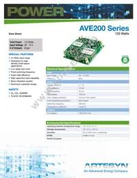 AVE200-48S3V3-6L Datasheet Cover