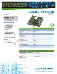 AVE350-24S28P-6L Datasheet Cover