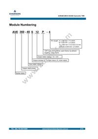 AVE360-48S12P-4 Datasheet Page 2