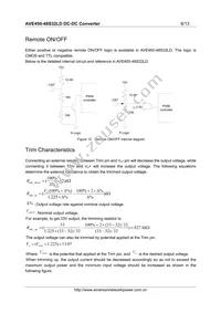 AVE450-48S32LD Datasheet Page 8