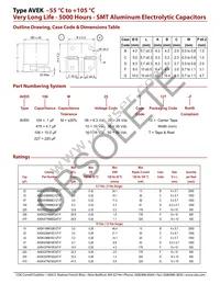 AVEK477M16G24T-F Datasheet Page 2