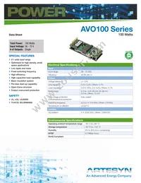 AVO100B-48S1V5PB-6L Datasheet Cover