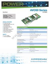 AVO50-48S2V5P-4 Datasheet Cover
