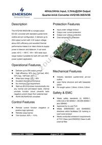 AVQ100-36S3V3B-6L Datasheet Cover