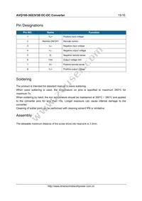 AVQ100-36S3V3B-6L Datasheet Page 15