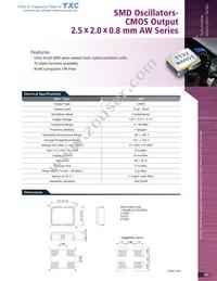 AW-48.000MBE-T Datasheet Cover