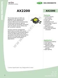 AW2200 Datasheet Cover