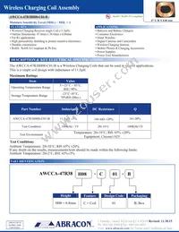 AWCCA-47R38H08-C01-B Datasheet Cover