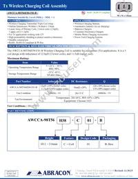 AWCCA-98T56H38-C01-B Datasheet Cover