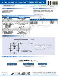 AWSCR-50.00MTD-T Datasheet Cover