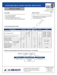 AWSCR-8.00CP-T4 Datasheet Cover