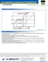 AWSCR-8.00MGD-T4 Datasheet Page 3