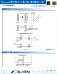 AWSZT-48.00CW-T Datasheet Page 2