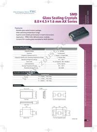 AX-28.636360-MAHV-T Datasheet Cover