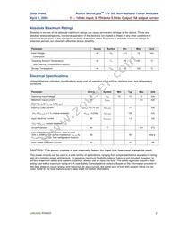 AXA005A0X Datasheet Page 2