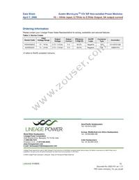 AXA005A0X Datasheet Page 19