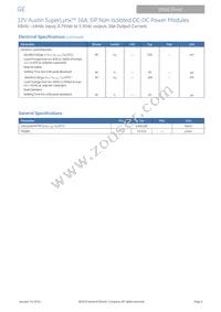 AXA016A0X3-SR Datasheet Page 4