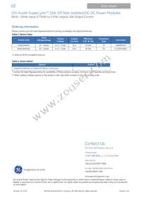 AXA016A0X3-SR Datasheet Page 19