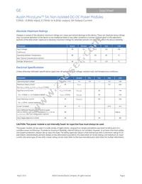 AXH005A0X-SR Datasheet Page 2