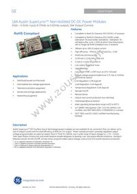 AXH016A0X3-SR Datasheet Cover
