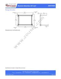 AXUV300C Datasheet Page 3