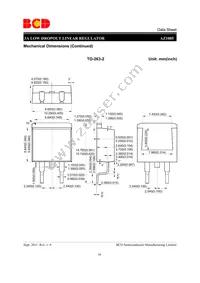 AZ1085S-ADJTRG1 Datasheet Page 16