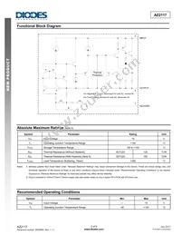 AZ2117H-ADJTRG1 Datasheet Page 2