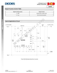 AZ494CMTR-G1 Datasheet Page 2