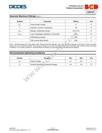 AZV321KTR-E1 Datasheet Page 2