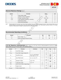 AZV393MMTR-E1 Datasheet Page 3