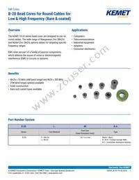 B-20L-34 Datasheet Cover