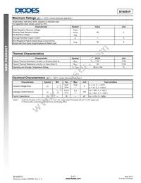 B140S1F-7 Datasheet Page 2