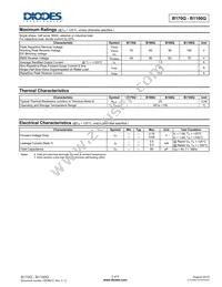 B170Q-13-F Datasheet Page 2