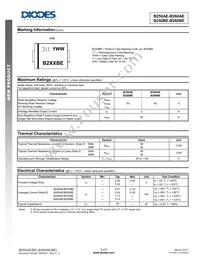 B250BE-13 Datasheet Page 2