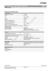 B25631A287K600 Datasheet Page 2